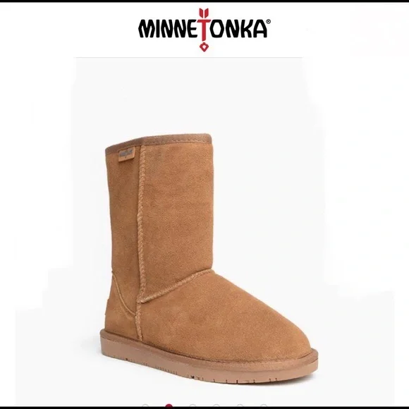 Minnetonka Shoes Minnetonka Olympia Brown Short Boots Size
